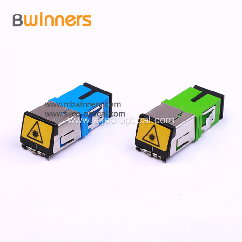 SC/PC Fiber Optic Adaptor Adapters Connectors with Shutter